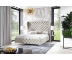 Polsterbett 180x200 für Schlafzimmer im Glamour-Stil, Ziersteppung CHESTERFIELD, Lattenrost mit Metallrahmen, ELIZABETH PREMIUM Polsterbett 180x200 für Schlafzimmer im Glamour-Stil, Ziersteppung CHESTERFIELD, Lattenrost mit Metallrahmen, ELIZABETH PREMIUM