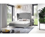 Polsterbett 180x200 für Schlafzimmer im Glamour-Stil, Ziersteppung CHESTERFIELD, Lattenrost mit Metallrahmen, ELIZABETH PREMIUM Polsterbett 180x200 für Schlafzimmer im Glamour-Stil, Ziersteppung CHESTERFIELD, Lattenrost mit Metallrahmen, ELIZABETH PREMIUM