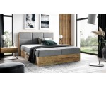 Bequemes Kontinentalbett 160x200 cm, Ehebett mit Bettkasten, Kasten aus Holz, PRATO K11 Bequemes Kontinentalbett 160x200 cm, Ehebett mit Bettkasten, Kasten aus Holz, PRATO K11