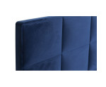 Boxspringbett 160x200 cm, Ehebett für Dachschräge, niedriges Kopfteil auf Wunsch, verchromte Füße, MEROO 4M