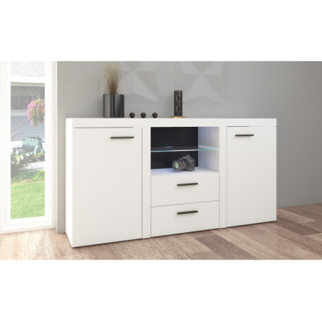 ROMBO Zweitürige Kommode mit Schubladen, 3 Farbvarianten!