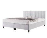 Doppelbett 160x200 cm, Bettgestell, Hotelbett, Kopfteil mit Rechteck-Steppung, BRISTOL 3H Doppelbett 160x200 cm, Bettgestell, Hotelbett, Kopfteil mit Rechteck-Steppung, BRISTOL 3H