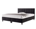 Doppelbett 160x200 cm, Bettgestell, Hotelbett, Kopfteil mit Rechteck-Steppung, BRISTOL 3H Doppelbett 160x200 cm, Bettgestell, Hotelbett, Kopfteil mit Rechteck-Steppung, BRISTOL 3H