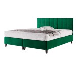Doppelbett 160x200 cm, Bettgestell, Hotelbett, Kopfteil mit Rechteck-Steppung, BRISTOL 3H Doppelbett 160x200 cm, Bettgestell, Hotelbett, Kopfteil mit Rechteck-Steppung, BRISTOL 3H