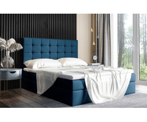 Kontinentalbett 160x200 cm, Ehebett für Dachschräge, Hotelbett mit Bettkasten, MAGNUS 2A