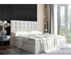 Stilvolles Doppelbett 180x200 cm, Ehebett mit Bettkasten, niedriges Kopfteil auf Wunsch, MAGNUS 2A
