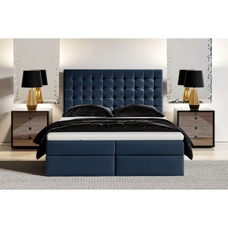 MAGNUS 6A Kontinentalbett 160x200 cm für Hotelzimmer, Ehebett mit Bettkasten