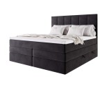Kontinentalbett 180x200 cm, Boxspringbett für Dachschräge, 2 Matratzen, 2 separate Bettkästen, MAGNUS 3B