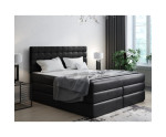 Elegantes Ehebett 180x200 cm, Kontinentalbett mit 2 Matratzen, Bett für Dachschräge, MAGNUS 6B