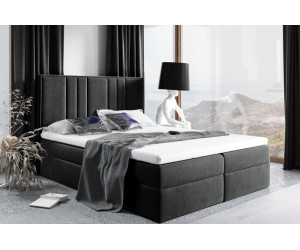 Doppelbett 160x200 cm, Kontinentalbett mit 2 Bettkästen, Matratze zur Auswahl, Bett für Dachschräge, MAGNUS 22A