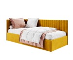 Einzelbett 120x200 cm für Jugendliche, Polsterbett mit Bettkasten, universal, BRUNO SM 02