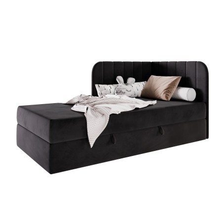 KEVIN 2M Singlebett 120x200 cm mit BONELL-Matratze, Eckbett, Jugendbett