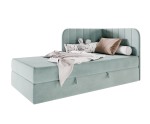Kontinentalbett 90x200 cm mit BONELL-Matratze, Eckbett, Jugendbett KEVIN 2M Kontinentalbett 90x200 cm mit BONELL-Matratze, Eckbett, Jugendbett KEVIN 2M