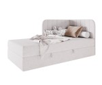 Kontinentalbett 90x200 cm mit BONELL-Matratze, Eckbett, Jugendbett KEVIN 2M