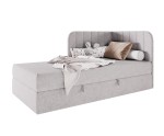 Kontinentalbett 90x200 cm mit BONELL-Matratze, Eckbett, Jugendbett KEVIN 2M