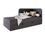 Kontinentalbett 90x200 cm mit BONELL-Matratze, Eckbett, Jugendbett KEVIN 2M