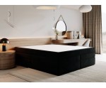 PREMIUM-Bett in Extragröße 200x220 cm, Doppelbett mit 2 Matratzen, Hotelbett, ohne Kopfteil, LUXOR 1K