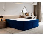 PREMIUM-Bett in Extragröße 200x220 cm, Doppelbett mit 2 Matratzen, Hotelbett, ohne Kopfteil, LUXOR 1K