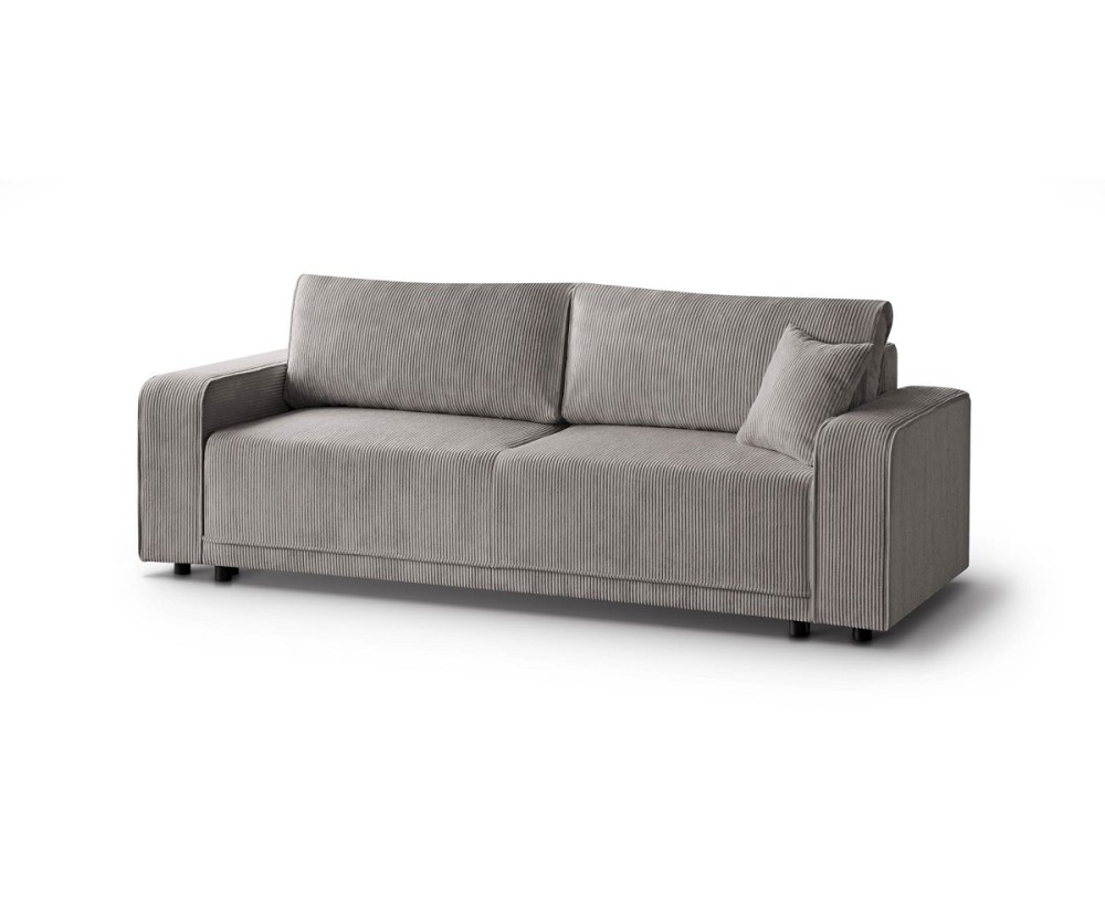 Schlafcouch, 3-Sitzer-Sofa ausziehbar, aus Cord, FERRO 44