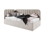 Komfortables Jugendbett 120x200 cm mit Bettkasten, Einzelbett mit Lattenrost, universal, TIMON SM