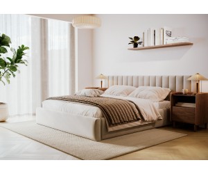 BETA Gepolstertes Wandpaneel maßgefertigt, Breite 15 cm, Stoffe zur Auswahl