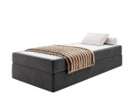 Hotelbett 80x200 cm mit Matratze, Einzelbett ohne Bettkasten, Gleitfüße, HAMPTON 2 Hotelbett 80x200 cm mit Matratze, Einzelbett ohne Bettkasten, Gleitfüße, HAMPTON 2
