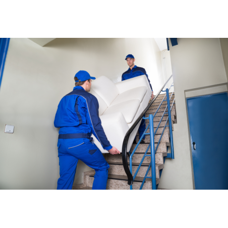 2-Mann Lieferservice Reintragen, Aufbau des EINZELBETTES, Entsorgung der Verpackung