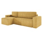Modernes Ecksofa in L-Form mit Schlaffunktion und Bettkasten, Stoff VIBE, NESTO N5