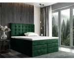 Kontinentalbett 160x200 cm, Doppelbett mit Bettkasten, hohes Kopfteil gesteppt, MAGNUS 2B DUO Kontinentalbett 160x200 cm, Doppelbett mit Bettkasten, hohes Kopfteil gesteppt, MAGNUS 2B DUO