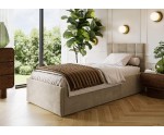 Seniorenbett 90x200 cm mit verstellbarem Lattenrost, Polsterbett für Senioren, Verstellfunktion mit Fernbedienung, DANIEL SE