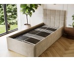 Funktionsbett 120x200 cm mit verstellbarem Lattenrost für Senioren, Einzelbett verstellbar per Fernbedienung, DANIEL SE