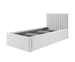 Polsterbett 120x200 cm mit verstellbarem Lattenrost für Senioren, Liegefläche individuell anpassbar per Fernbedienung, BARTEK SE