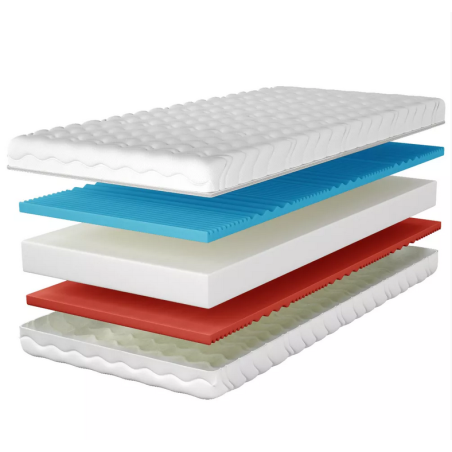 SENTO P-35 doppelseitige Schaumstoffmatratze, H3 mittelfest, Bezug waschbar