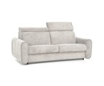 Modernes Schlafsofa mit italienischem Ausziehsystem, Schlaffläche 160x195 cm, verstellbare Kopfstützen, FERRO 75