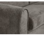 Modernes Schlafsofa mit italienischem Ausziehsystem, Schlaffläche 160x195 cm, verstellbare Kopfstützen, FERRO 75