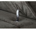 Modernes Schlafsofa mit italienischem Ausziehsystem, Schlaffläche 160x195 cm, verstellbare Kopfstützen, FERRO 75