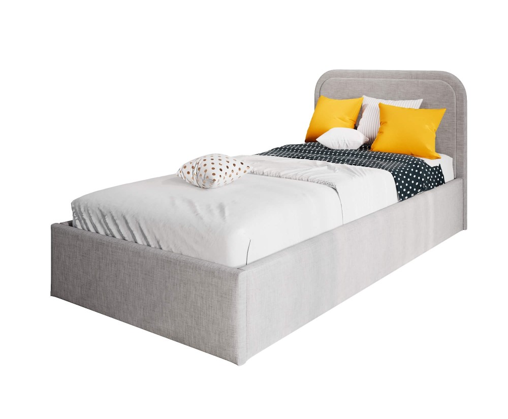 Singlebett 120x200 cm mit Lattenrost und Bettkasten, Farbvarianten, ZUMA SM 02 Singlebett 120x200 cm mit Lattenrost und Bettkasten, Farbvarianten, ZUMA SM 02
