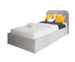 Singlebett 120x200 cm mit Lattenrost und Bettkasten, Farbvarianten, ZUMA SM 02 Singlebett 120x200 cm mit Lattenrost und Bettkasten, Farbvarianten, ZUMA SM 02