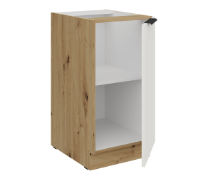 ARKADIA K3 Küchenunterschrank 40 D 1F BB weiß / Artisan