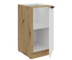 ARKADIA K3 Küchenunterschrank 40 D 1F BB weiß / Artisan