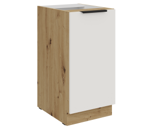 ARKADIA K3 Küchenunterschrank 40 D 1F BB weiß / Artisan