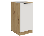 ARKADIA K3 Küchenunterschrank 40 D 1F BB weiß / Artisan