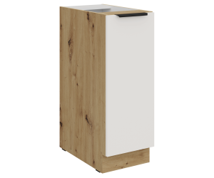 ARKADIA K3 Küchenunterschrank 30 D CARGO BB, Unterschrank CARGO weiß / Artisan