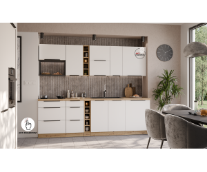 ARKADIA K3 Küchenunterschrank 15 D CARGO BB, Unterschrank CARGO weiß / Artisan