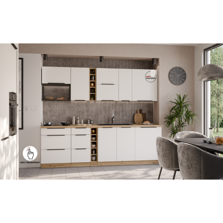 ARKADIA K3 Küchenunterschrank 15 D CARGO BB, Unterschrank CARGO weiß / Artisan