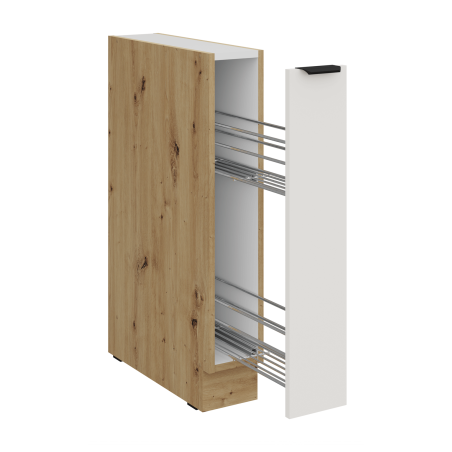 ARKADIA K3 Küchenunterschrank 15 D CARGO BB, Unterschrank CARGO weiß / Artisan