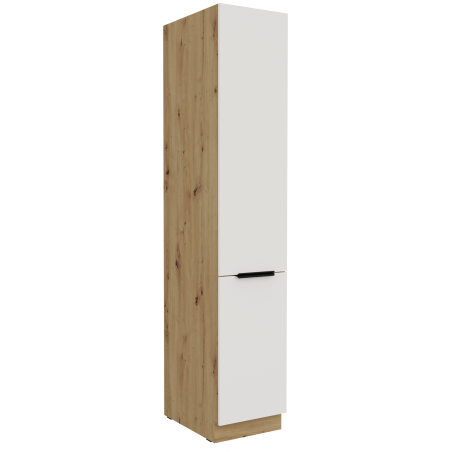 ARKADIA K3 Küchenhochschrank 40 DK-210 2F, Hochschrank weiß / Artisan