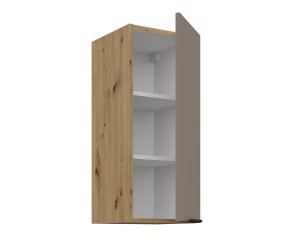 ARKADIA K2 Küchenhängeschrank 30 G-72 1F, Hängeschrank Sandgrau / Eiche Artisan