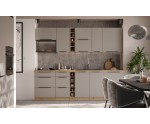 ARKADIA K2 Küchenhängeschrank 60 G-72 1F, Hängeschrank Sandgrau / Eiche Artisan ARKADIA K2 Küchenhängeschrank 60 G-72 1F, Hängeschrank Sandgrau / Eiche Artisan