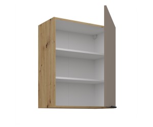 ARKADIA K2 Küchenhängeschrank 60 G-72 1F, Hängeschrank Sandgrau / Eiche Artisan